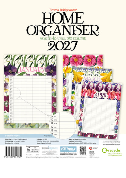 Emma Bridgewater Planner A3 Calendar 2027