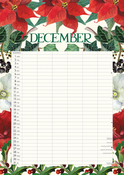 Emma Bridgewater Planner A3 Calendar 2027