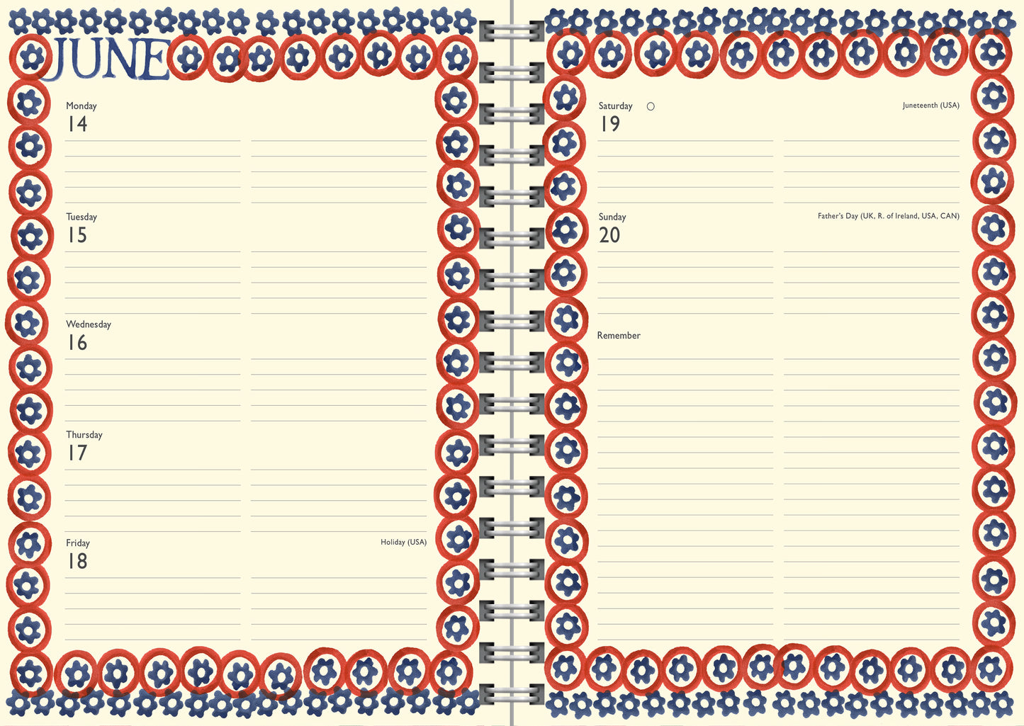 Emma Bridgewater Sponged Deluxe Diary 2027