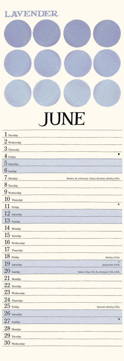 Emma Bridgewater Slim Calendar 2027
