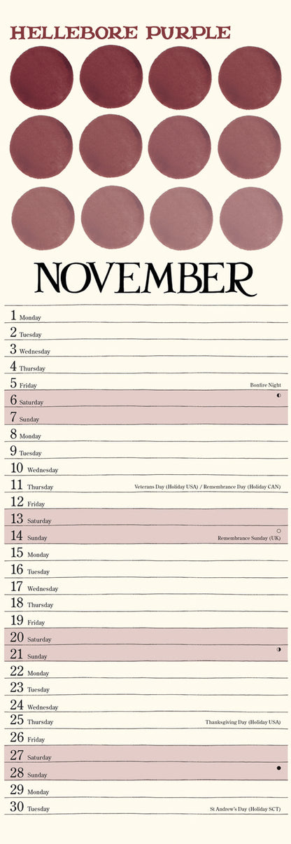 Emma Bridgewater Slim Calendar 2027