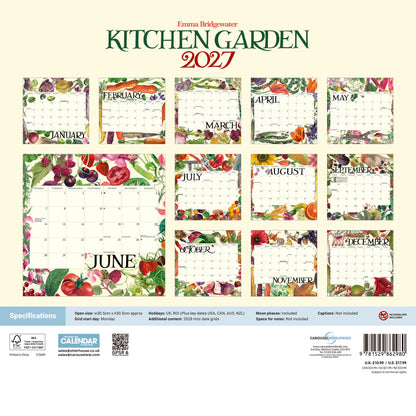 Emma Bridgewater Wiro Wall Calendar 2027