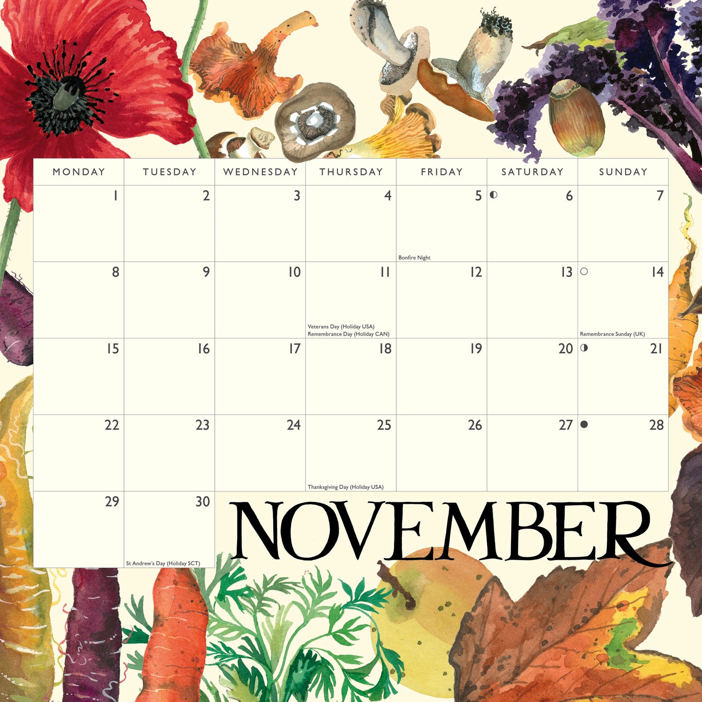 Emma Bridgewater Wiro Wall Calendar 2027