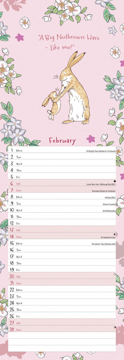 Guess How Much I Love You Slim Calendar 2027