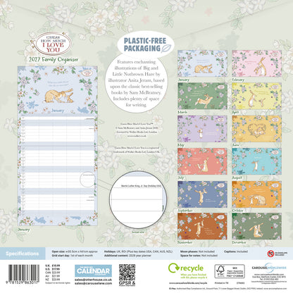 Guess How Much I Love Yo Planner Wall Calendar 2027