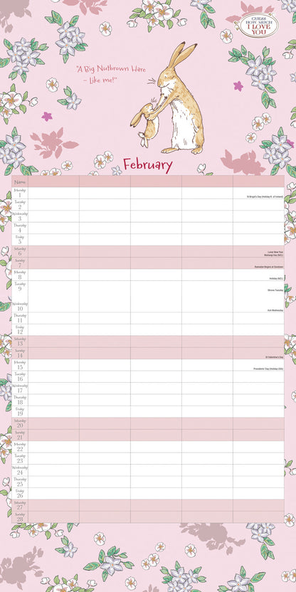 Guess How Much I Love Yo Planner Wall Calendar 2027