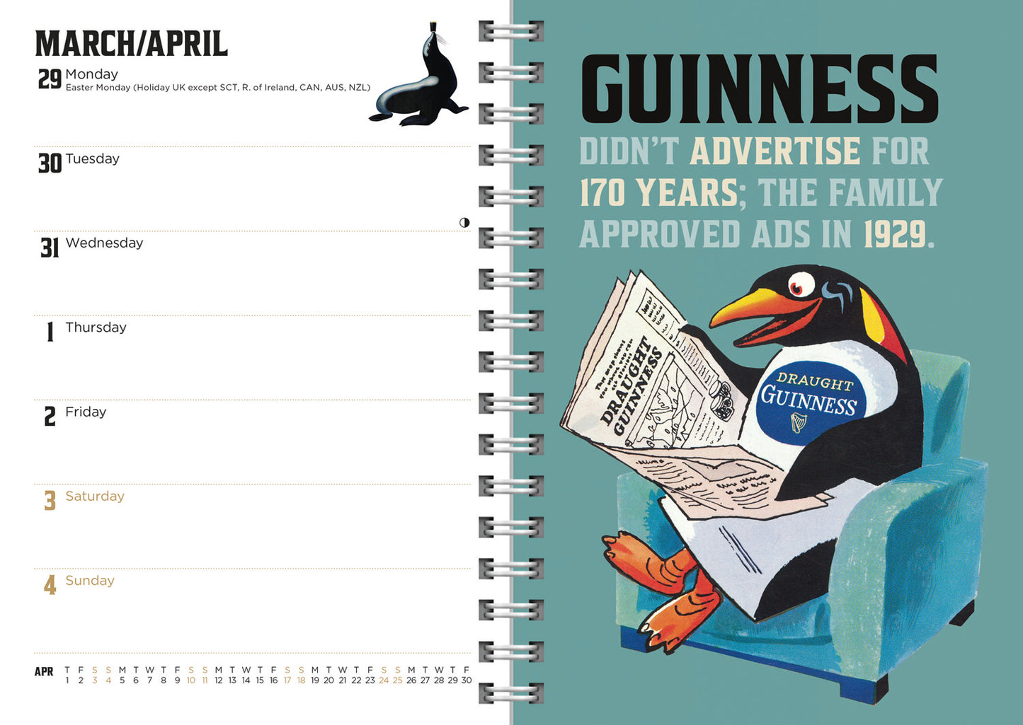 Guinness A5 Diary 2027