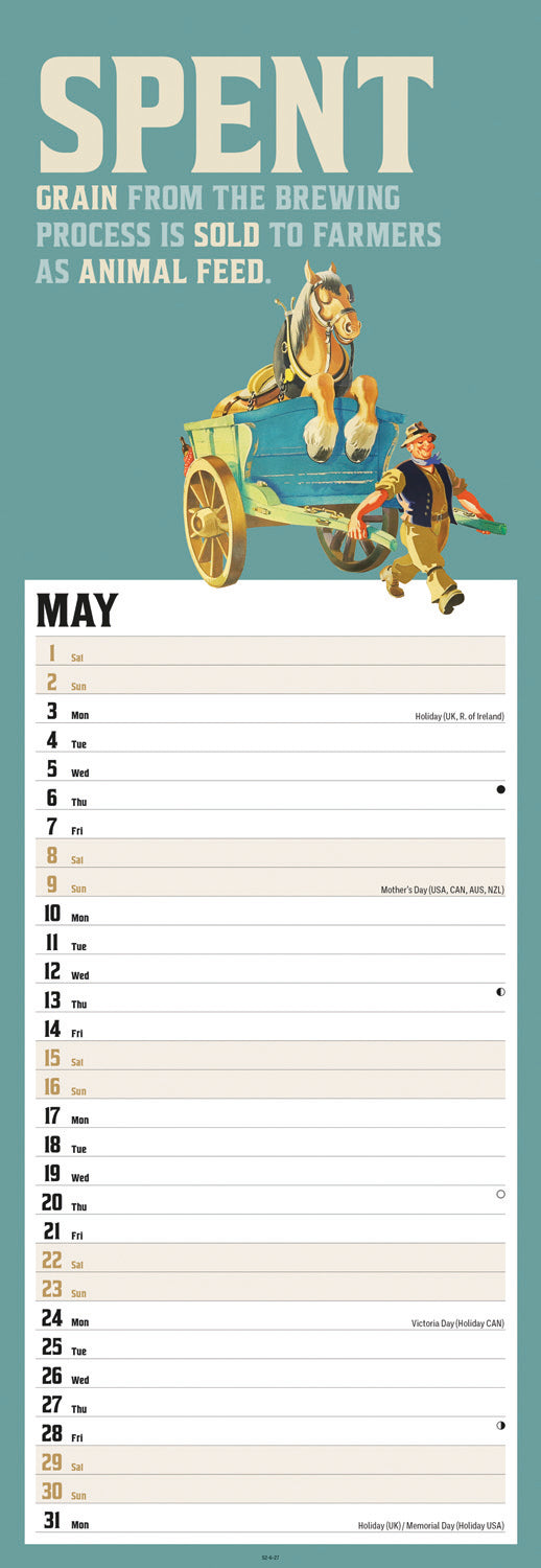 Guinness Slim Calendar 2027