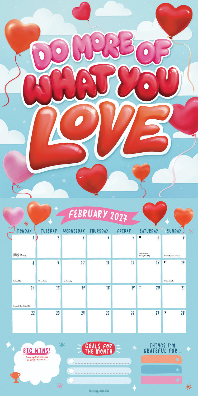 Happiness Club, The Wall Calendar 2027