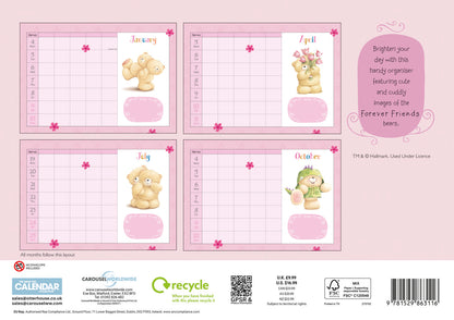 Forever Friends Week-To-View Planner A4 Calendar 2027