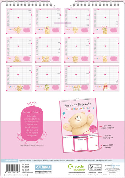 Forever Friends Planner A3 Calendar 2027