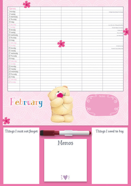 Forever Friends Planner A3 Calendar 2027
