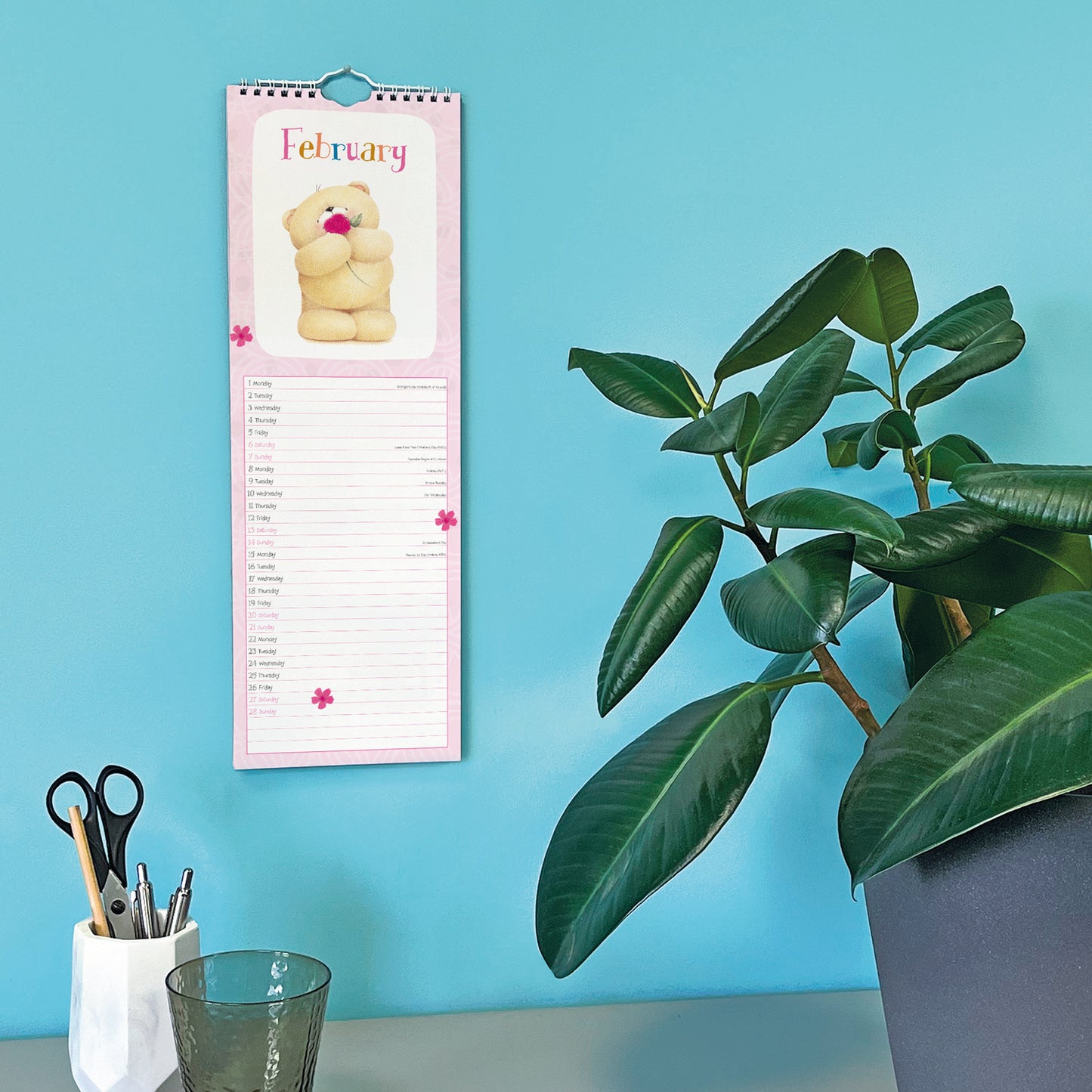 Forever Friends Slim Calendar 2027