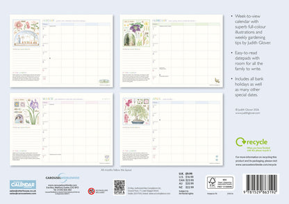 Garden Days Week-To-View Planner A4 Calendar 2027