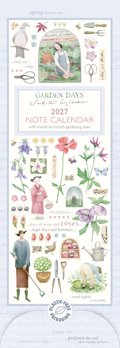 Garden Days Slim Calendar 2027