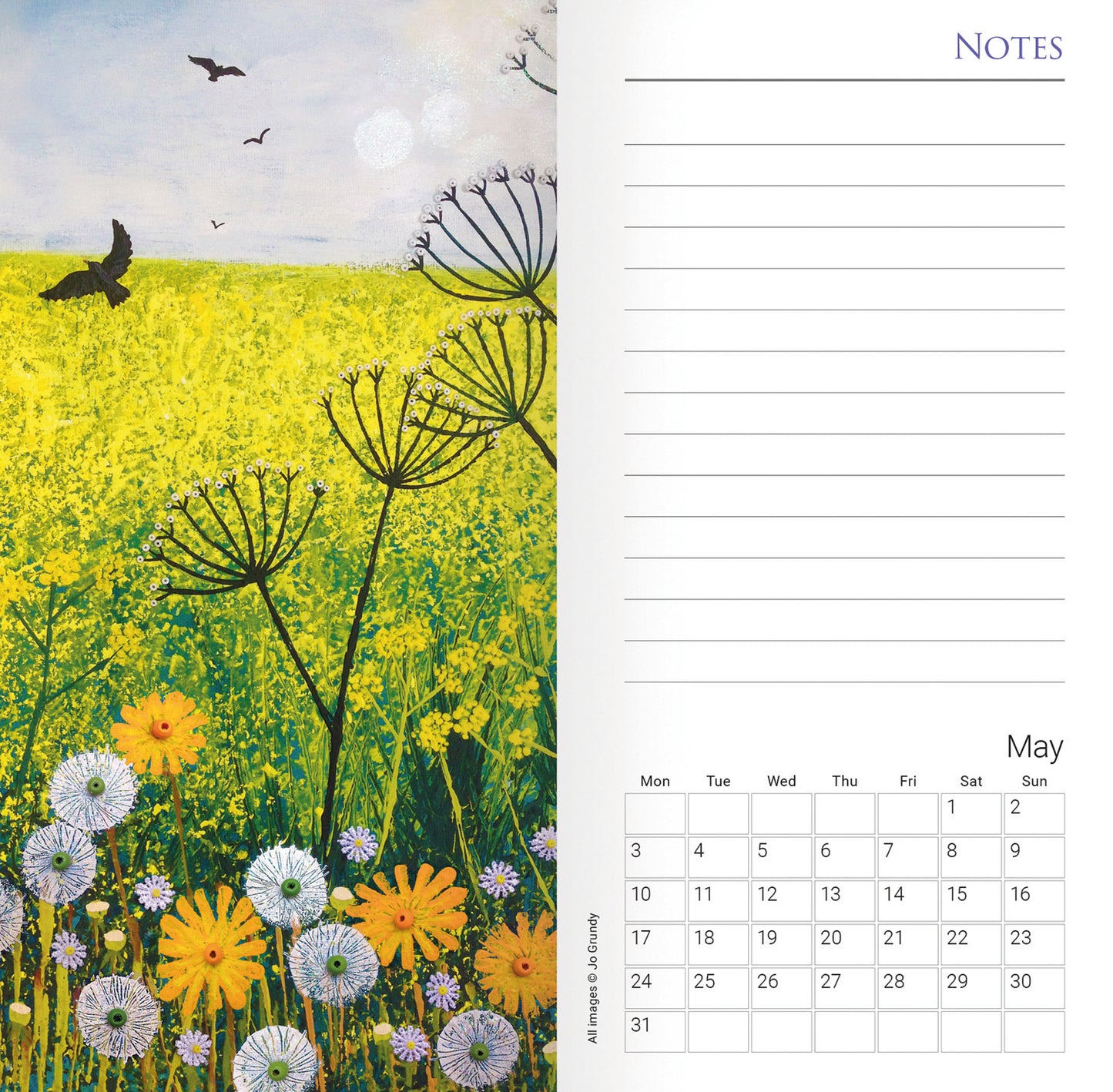 Country Days, Jo Grundy Slim Diary 2027