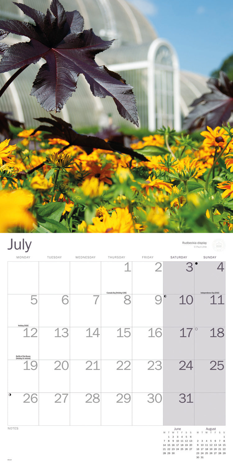 Royal Botanic Gardens Kew Kew in Colour Wall Calendar 2027