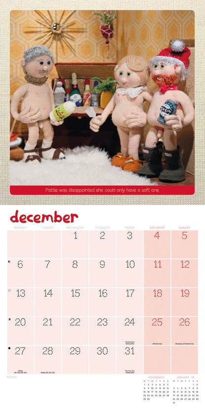 Nudinits Wall Calendar 2027