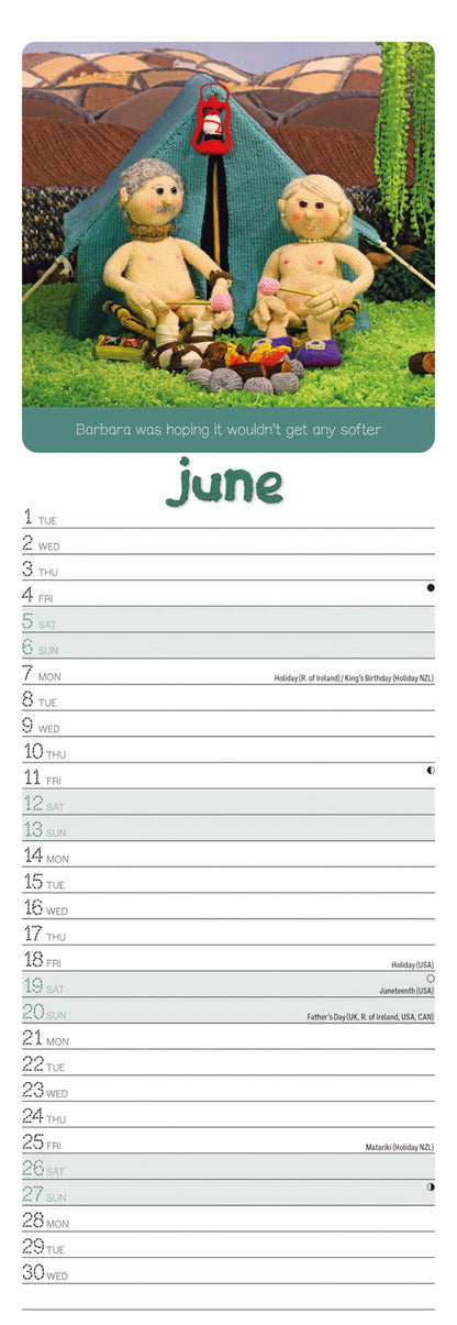 Nudinits Slim Calendar 2027