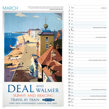 Seaside Memories NRM Wiro Wall Calendar 2027