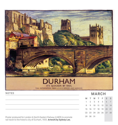 Vintage Posters NRM Easel Calendar 2027