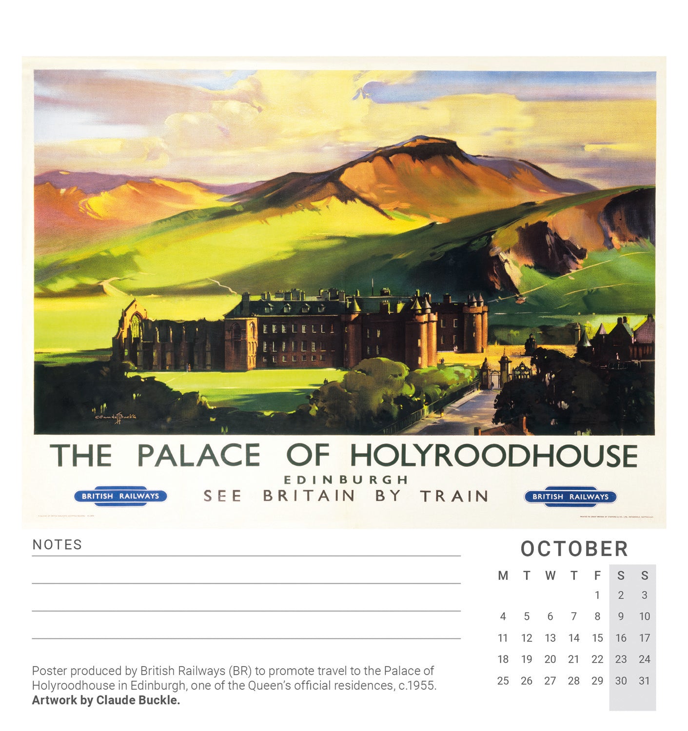 Vintage Posters NRM Easel Calendar 2027