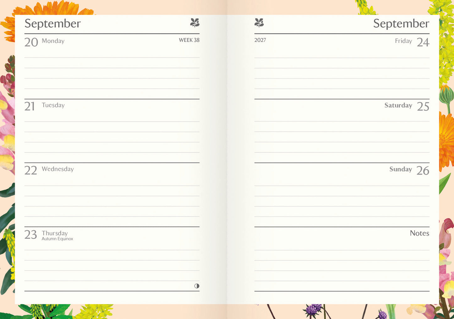 National Trust Illustrated A6 Diary 2027