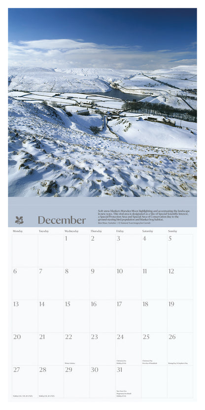 Seasons National Trust Wall Calendar 2027