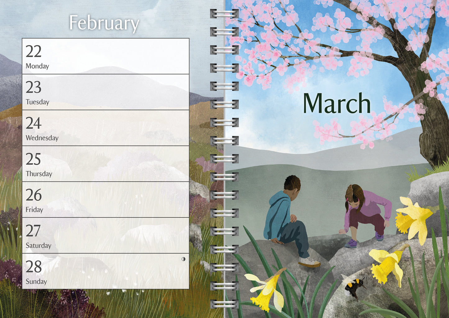 National Trust Illustrated Deluxe Diary 2027