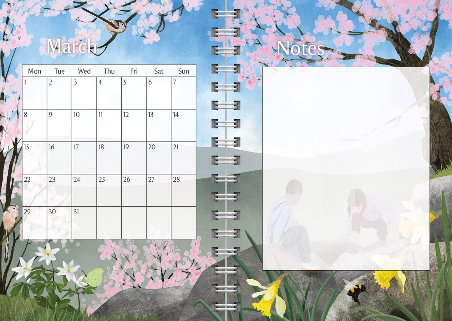 National Trust Illustrated Deluxe Diary 2027