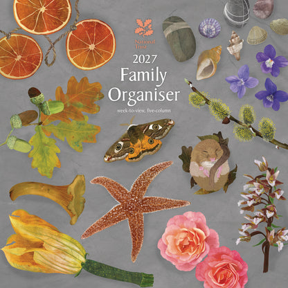 National Trust WT Planner Wall Calendar 2027