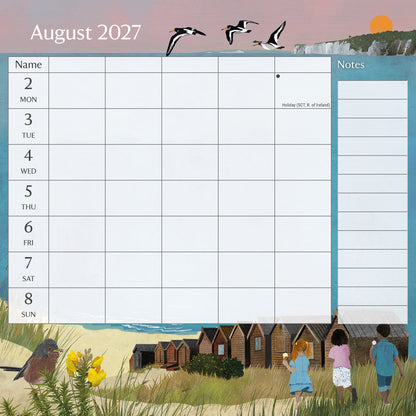 National Trust WT Planner Wall Calendar 2027