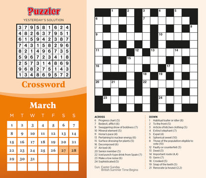Mind Games, Puzzler Box Calendar 2027