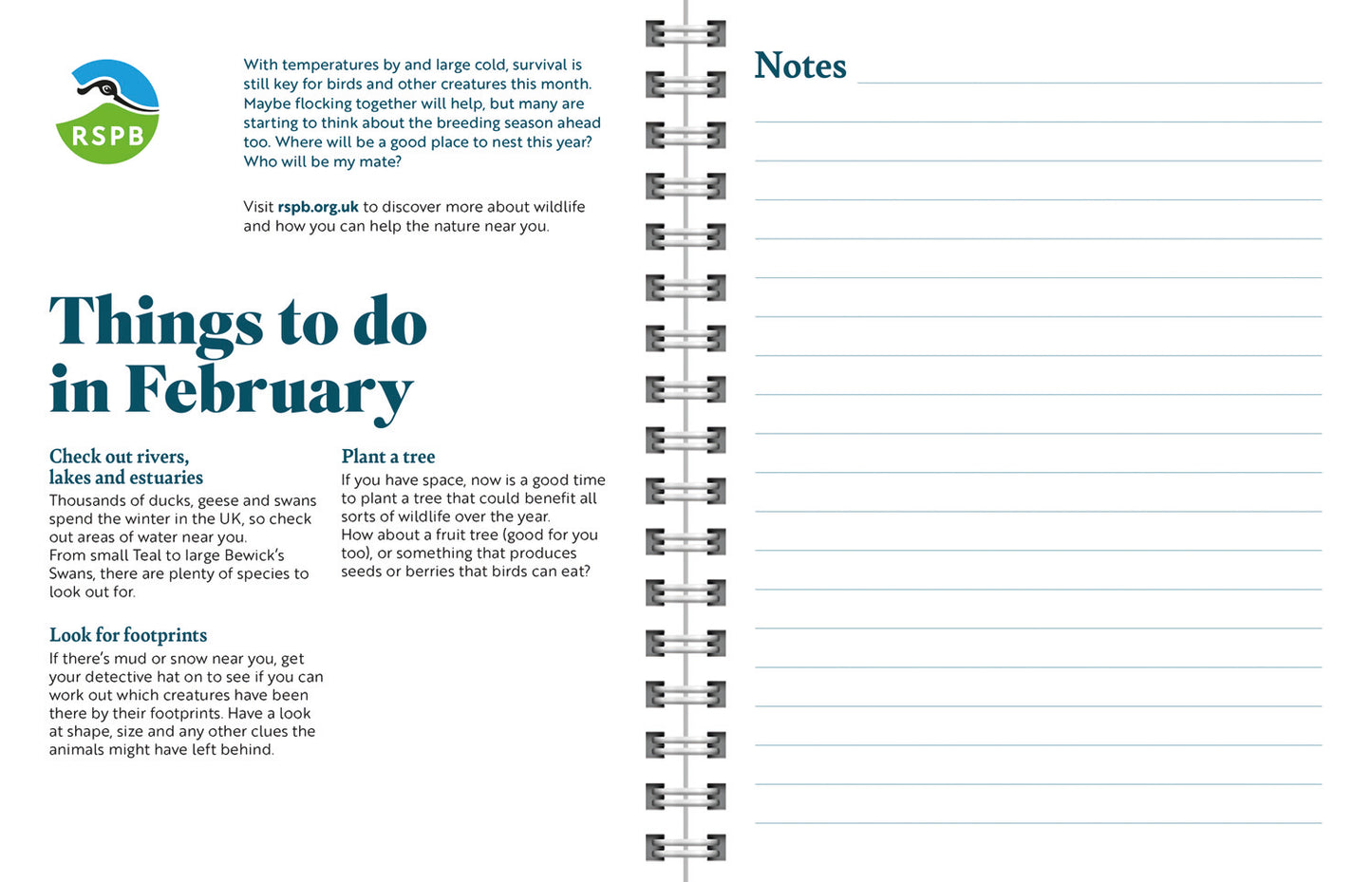 RSPB Deluxe Diary 2027