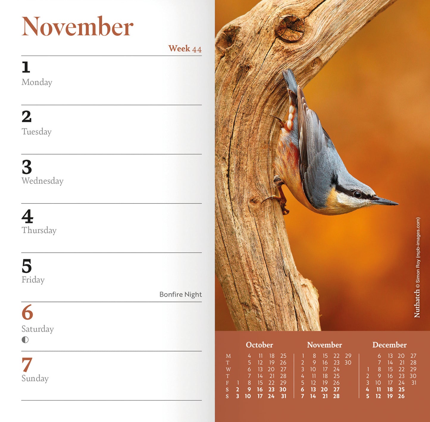 RSPB Slim Diary 2027
