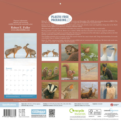 British Wildlife in Art by Robert Fuller Wall Calendar 2027