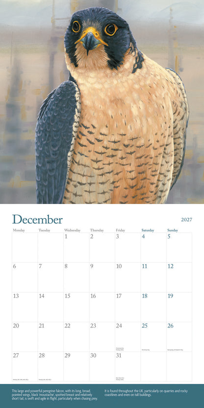 British Wildlife in Art by Robert Fuller Wall Calendar 2027