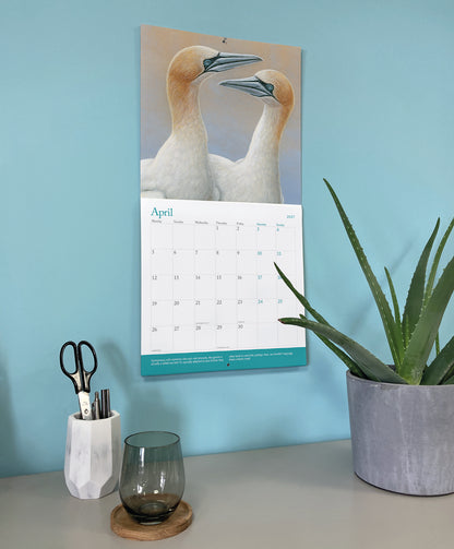 British Wildlife in Art by Robert Fuller Wall Calendar 2027