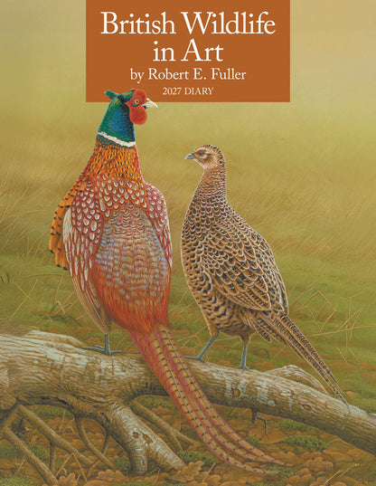 British Wildlife in Art by Robert Fuller Deluxe Diary 2027