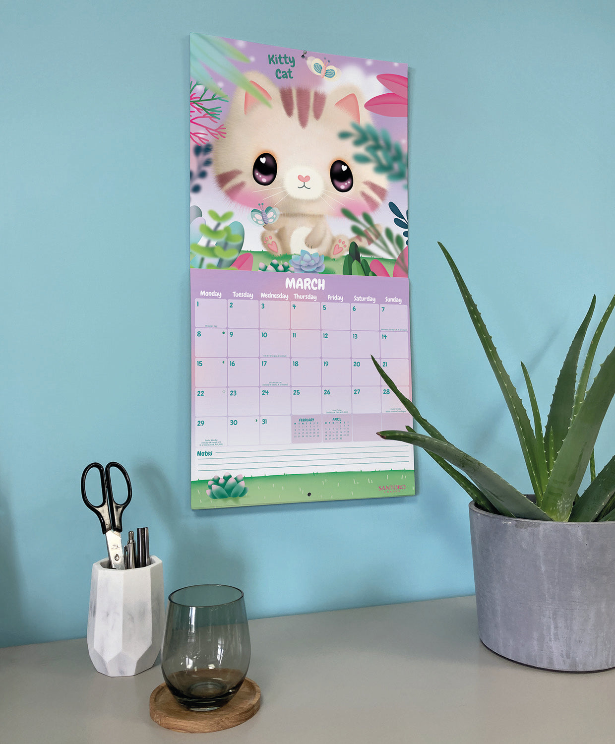 Bango Berry Wall Calendar 2027