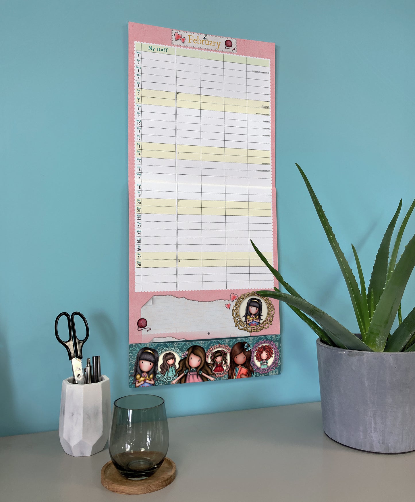 Gorjuss Planner Wall Calendar 2027