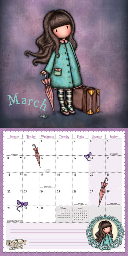 Gorjuss Wall Calendar 2027