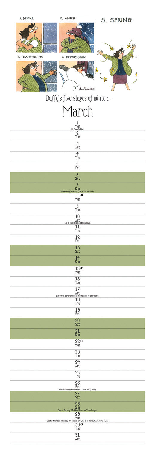 Tottering By Gently Our Garden Couples Planner Slim Calendar 2027