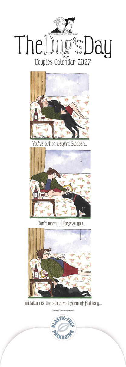 Tottering By Gently, Dogs Day Slim Calendar 2027