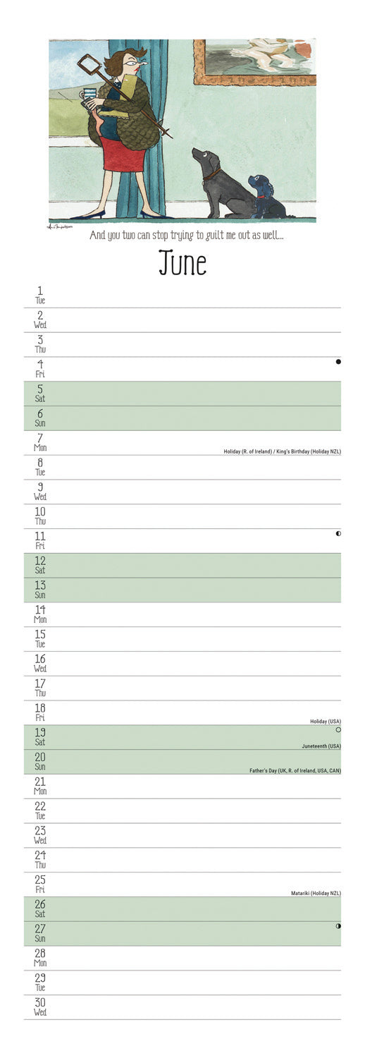 Tottering By Gently, Dogs Day Slim Calendar 2027
