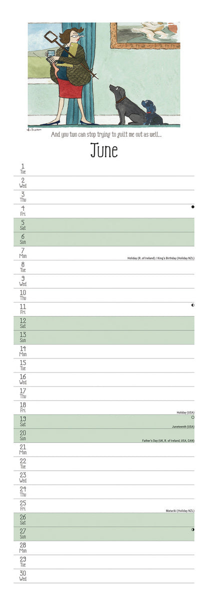 Tottering By Gently, Dogs Day Slim Calendar 2027