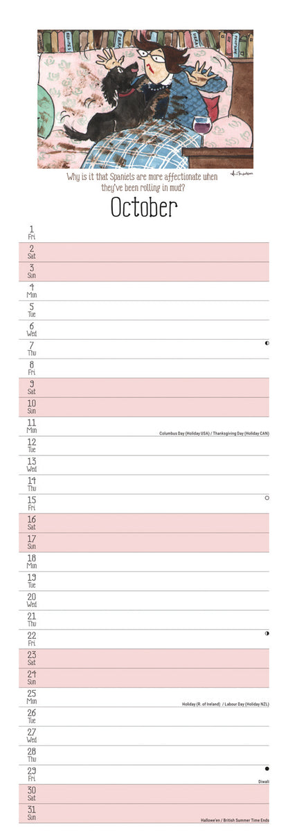Tottering By Gently, Dogs Day Slim Calendar 2027