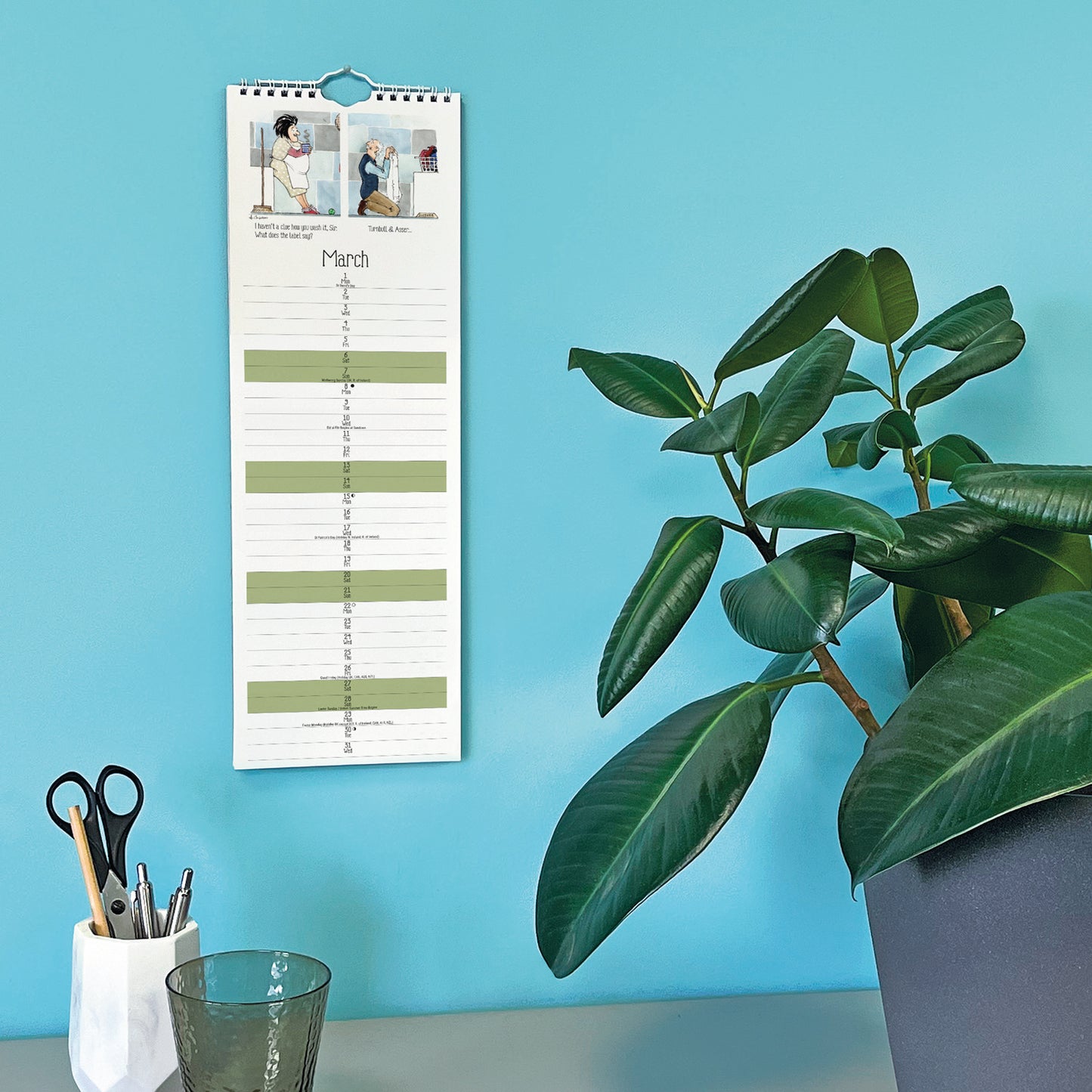 Tottering By Gently, Lord & Lady Couples Planner Slim Calendar 2027