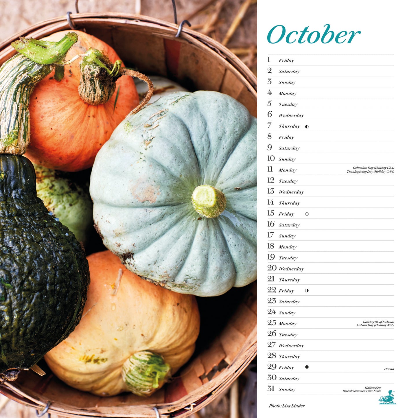 Country Living Wiro Wall Calendar 2027