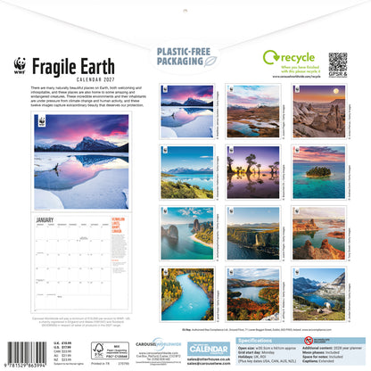 Fragile Earth WWF Wall Calendar 2027